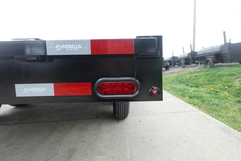 8.5×16 I-Beam Deckover Equipment Trailer 2 7k axles 14k GVWR — view 10
