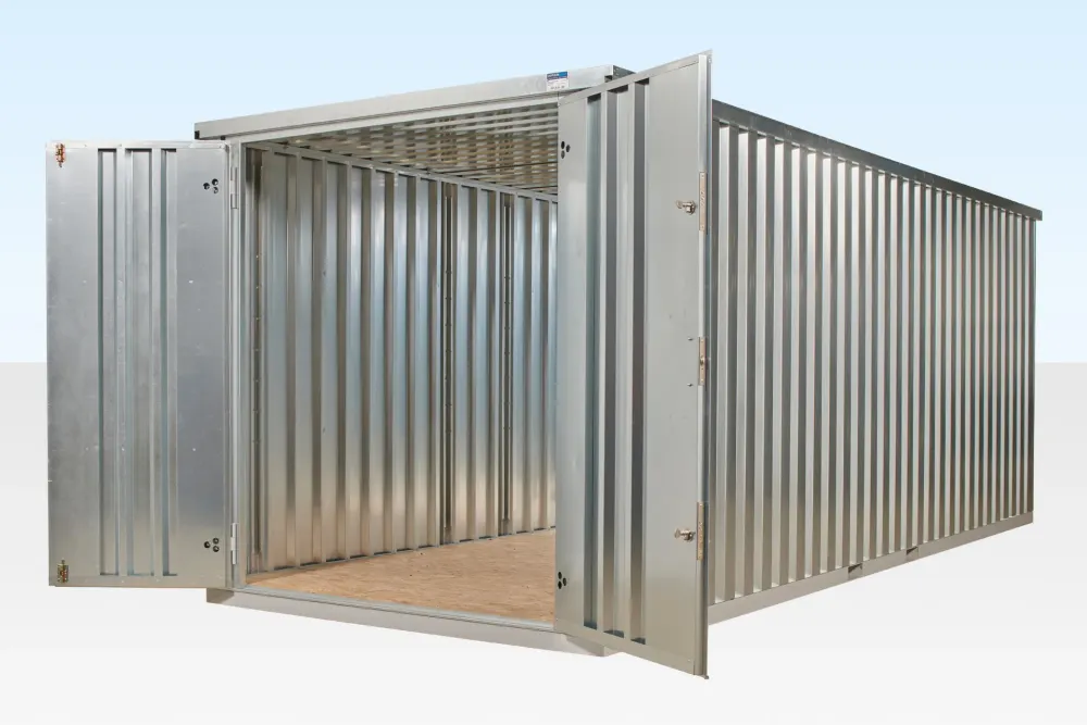 6-m-Flachpack-Lagercontainer XL
