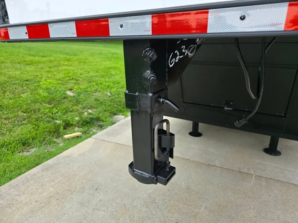 8.5″ X 38″ White Custom  and Equipment Trailer — view 11