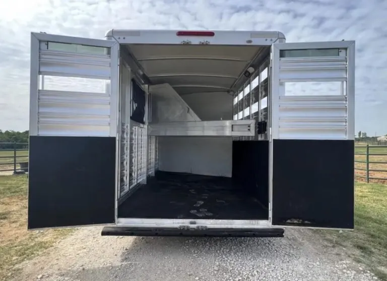 2013 model Cimarron 3 Horse Bumper Pull — view 7