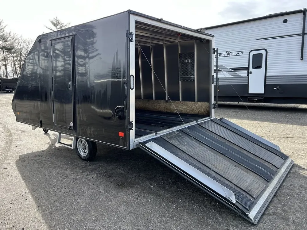 2021 Mission Trailers 101×12 Aluminum 2-Place Crossover/Hybrid w/Blackout PKG — view 2