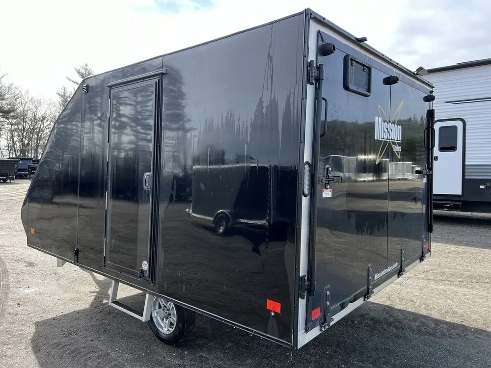 2021 Mission Trailers 101×12 Aluminum 2-Place Crossover/Hybrid w/Blackout PKG — view 5