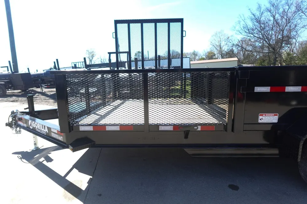 7×16 IBeam Hybrid Hydraulic Dump Trailer with 2ft Sides (2) 6K Axles — view 8
