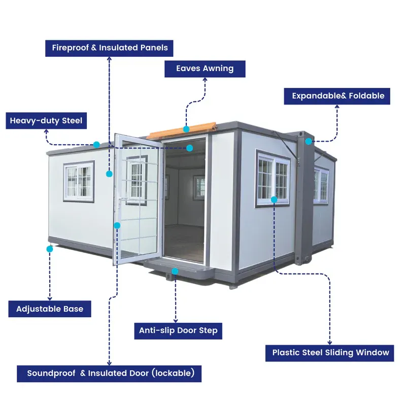 Mobile Expandable Prefab House 20ft — view 10