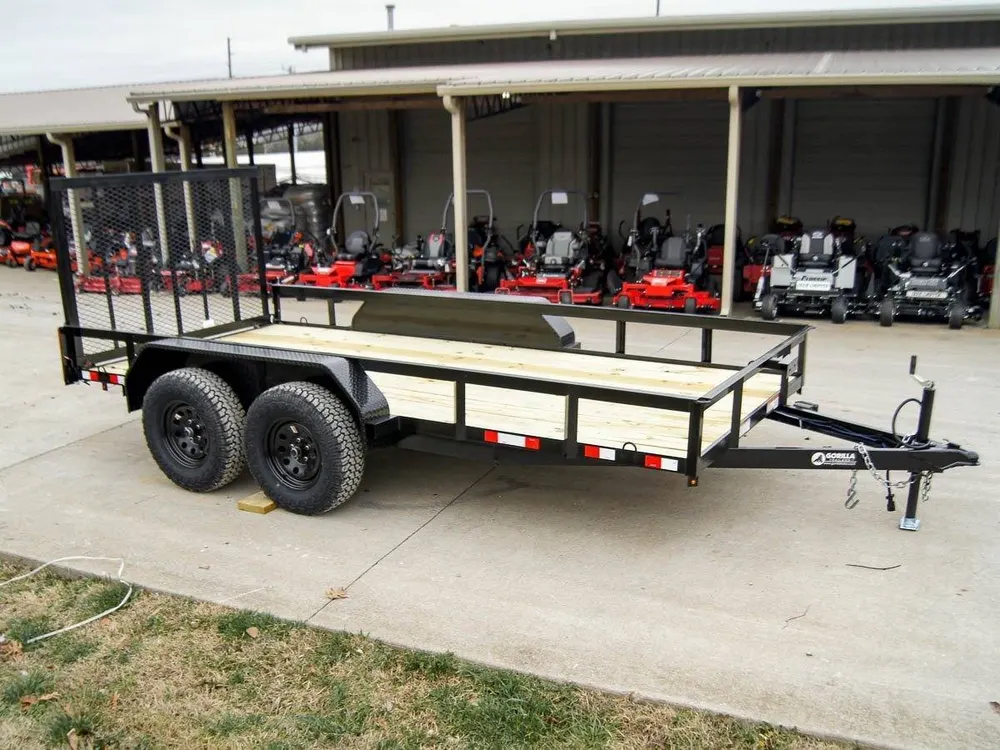 6.4×14 Straight Deck Off Road ATV/UTV Utility Trailer (2) 3,500lb Axles — view 8