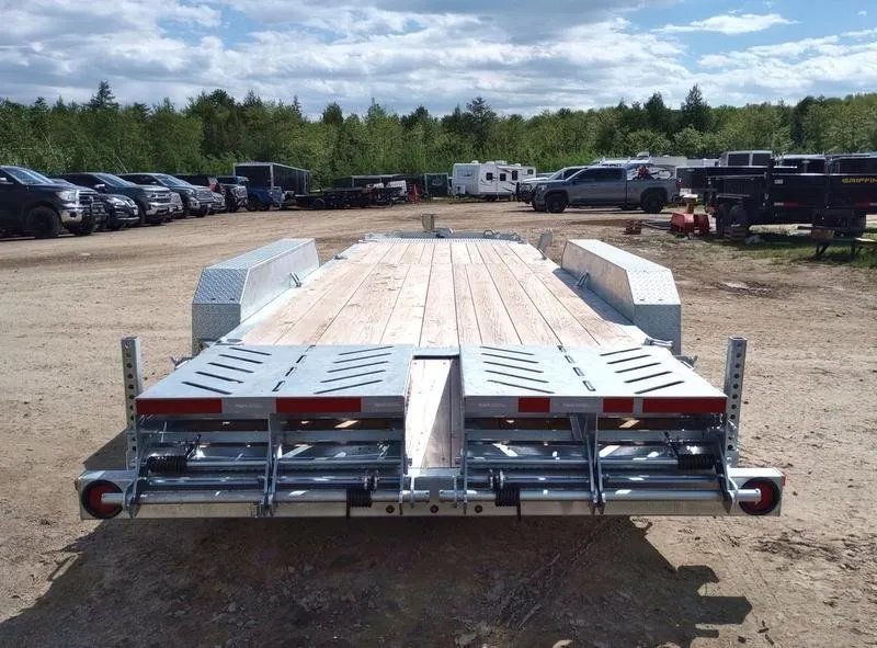 2024 N&N Trailers 7×20+3 Galvanized 22.5K Lowpro Equipment Trailer w/HD Full Width Ramps — view 4