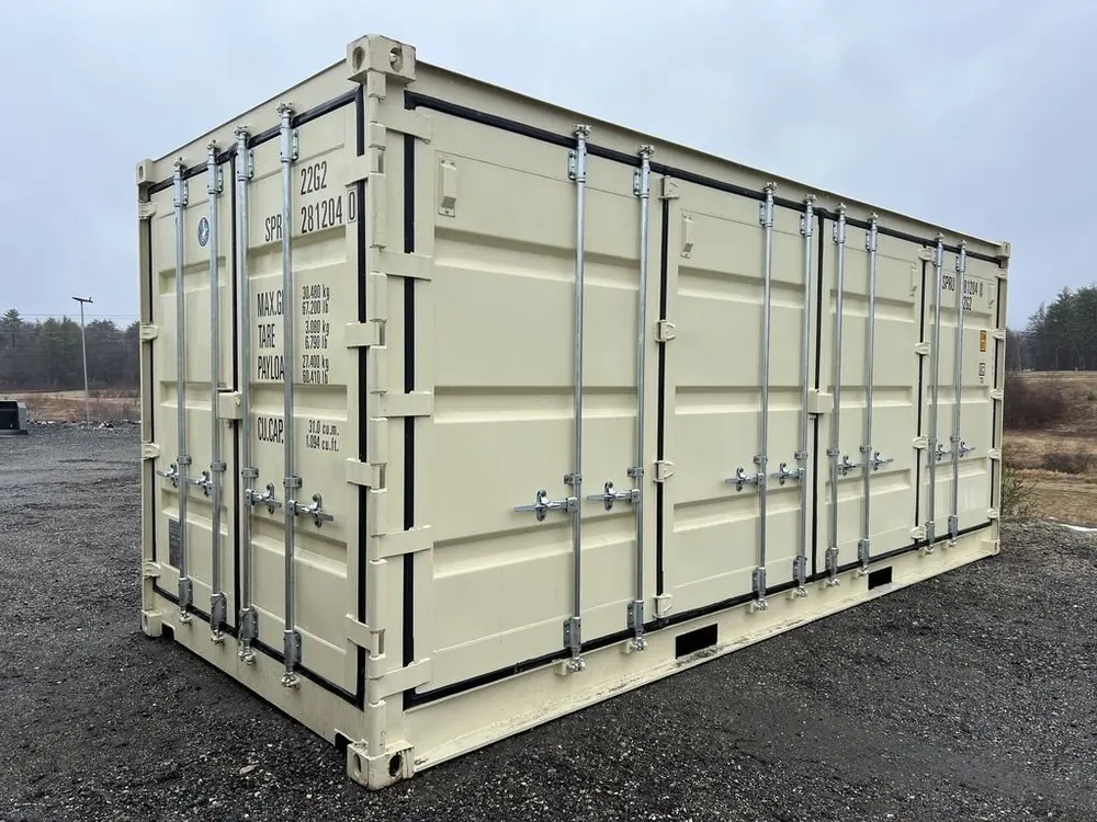 20-Fuß-Seecontainer One-Trip, Open Side, Standardhöhe