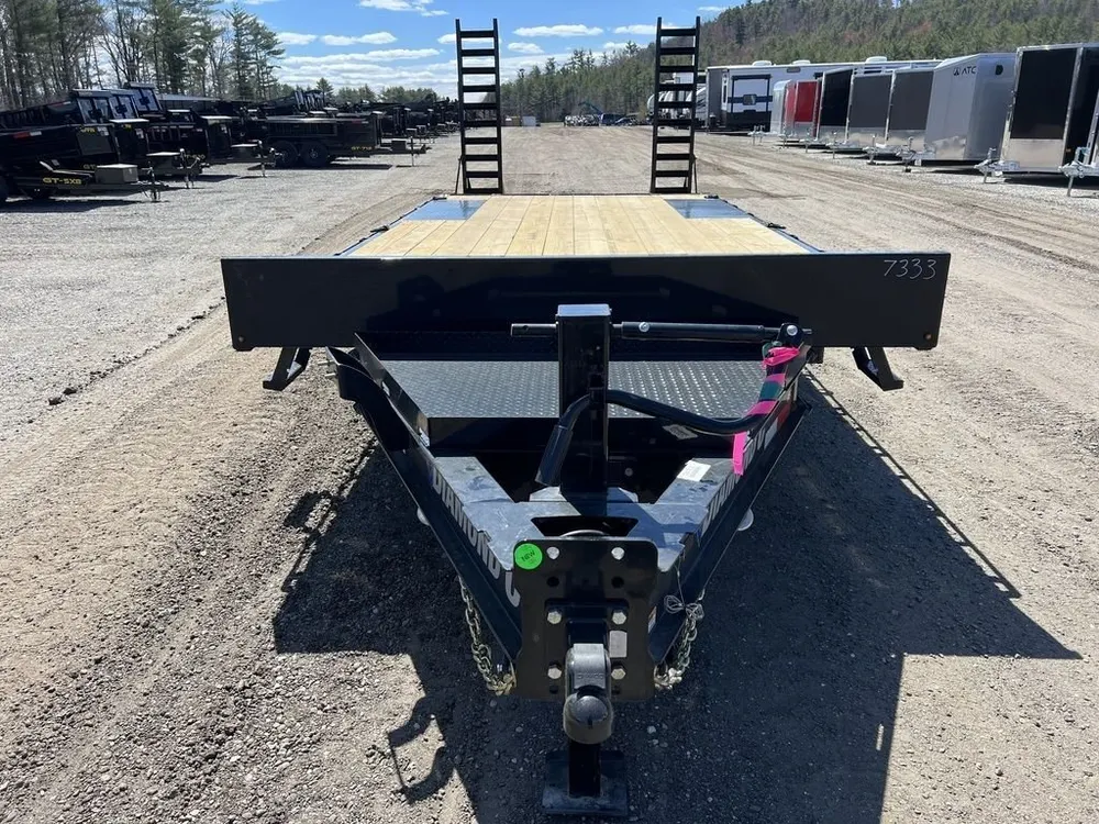 2024 Diamond C 8.5×20 20K Deckover Equipment Trailer w/ 72” Flip-Knee Ramps — view 7