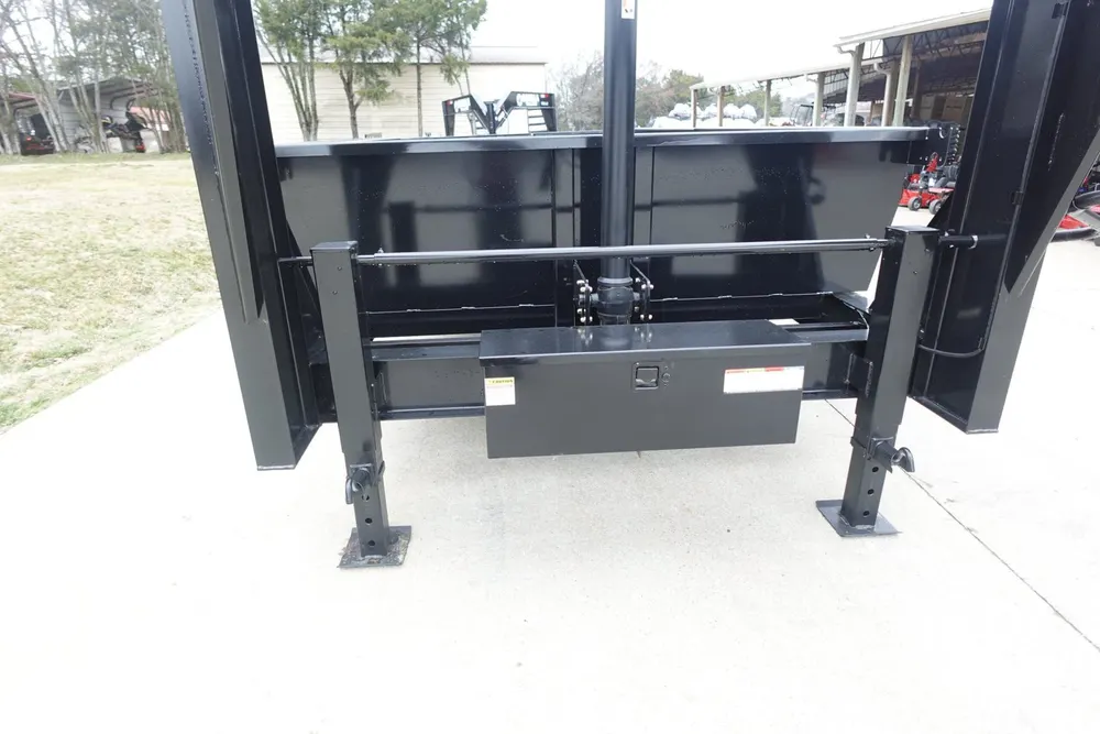 7×16 Gorilla Telescopic Gooseneck IBeam Dump Trailer 2ft Sides (2) 7K Axles — view 11