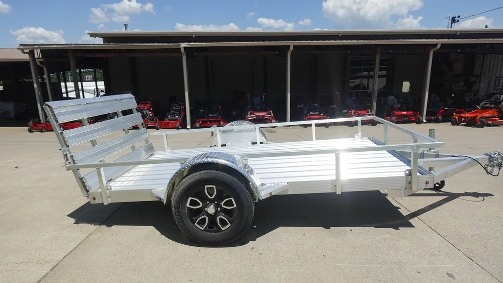 5′ x 10′ Aluminum Utility Trailer W Gate and Mag Wheels 3500lb Axle — view 6