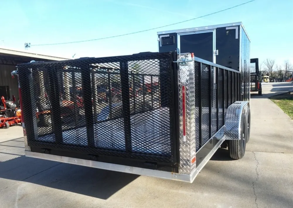 7×20 Black Hybrid Enclosed Trailer ATP Floor (2) 7K Axles — view 6