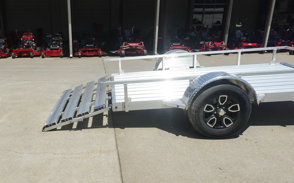 5′ x 10′ Aluminum Utility Trailer W Gate and Mag Wheels 3500lb Axle — view 11