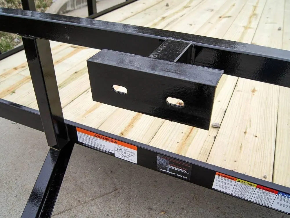 7×20 Tube Top Dovetail Utility Trailer (2) 3500lb Axles — view 10