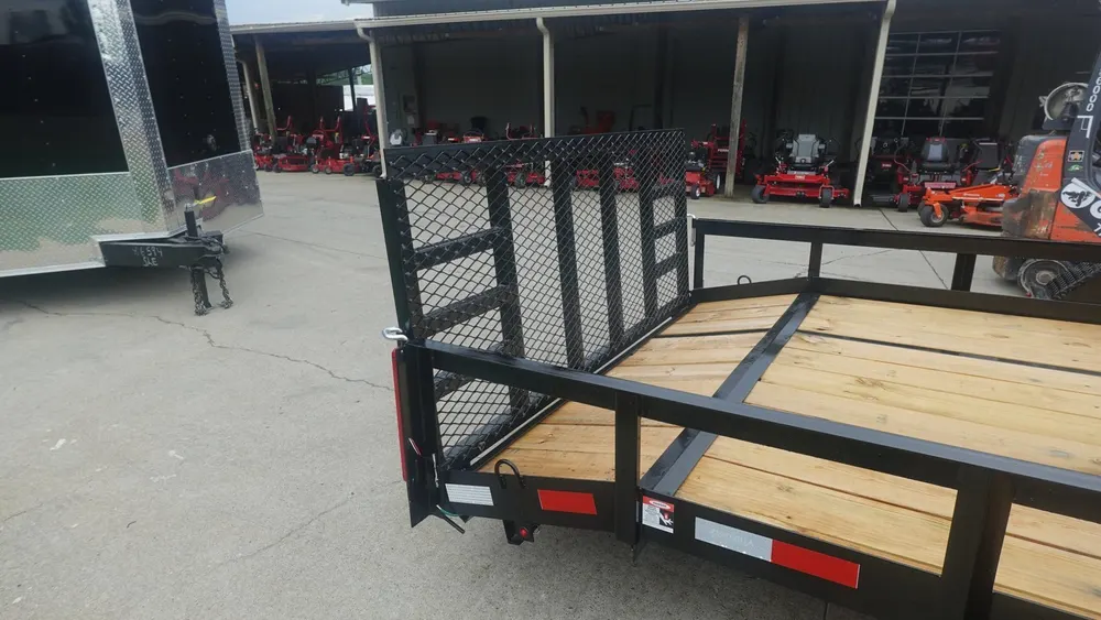 7×20 Heavy Duty Dovetail Utility Trailer (2) 5,200lb Axles with Brakes 10k GVWR — view 10
