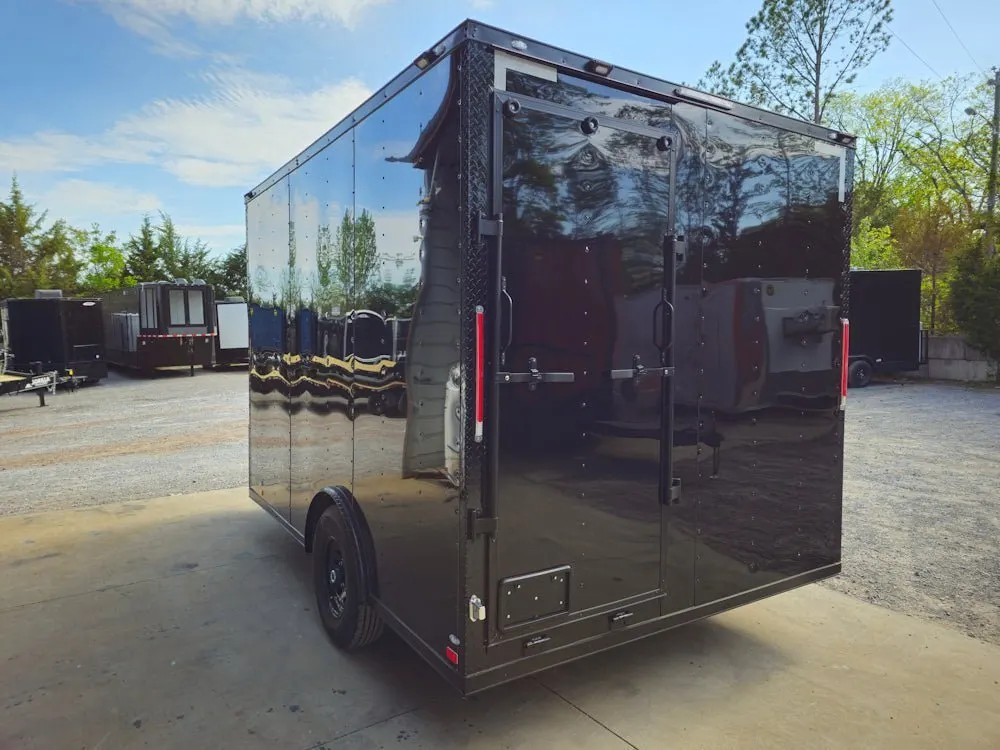 8.5′ X 12′ Black With Blackout Concession Trailer Food Event Outdoor Cooking — view 7