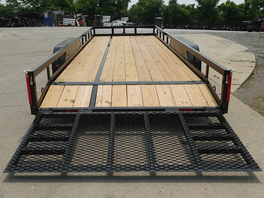 7×20 Heavy Duty Dovetail Utility Trailer (2) 5,200lb Axles with Brakes 10k GVWR — view 12