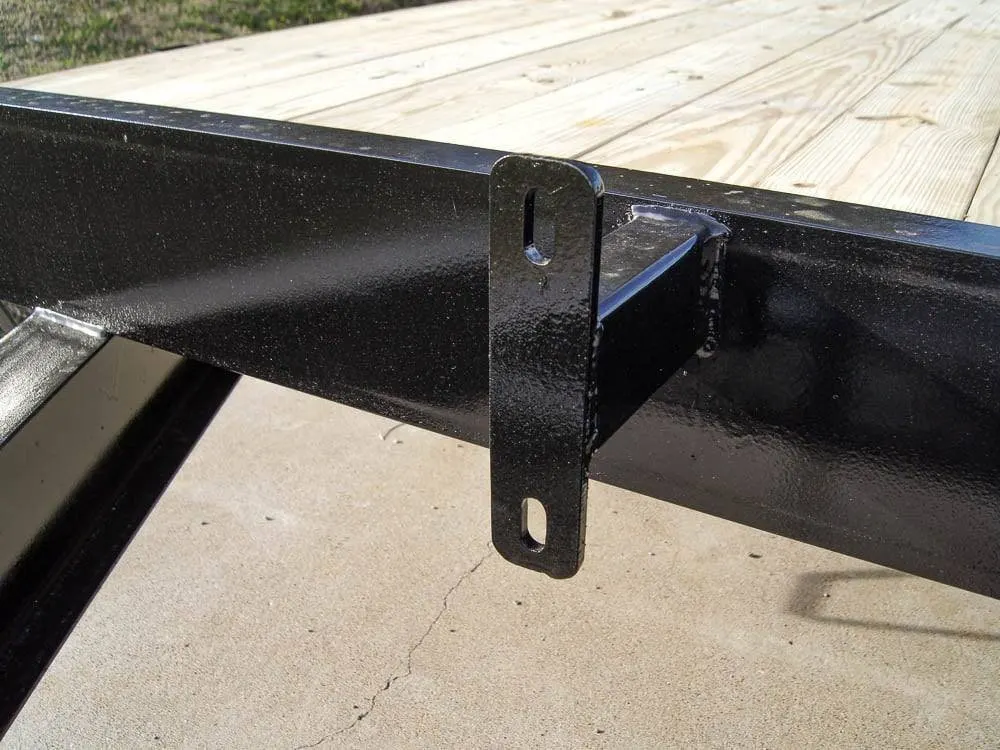 8.5×22 IBeam Deckover Equipment Trailer Straight Deck (2) 5200lb Axles — view 12