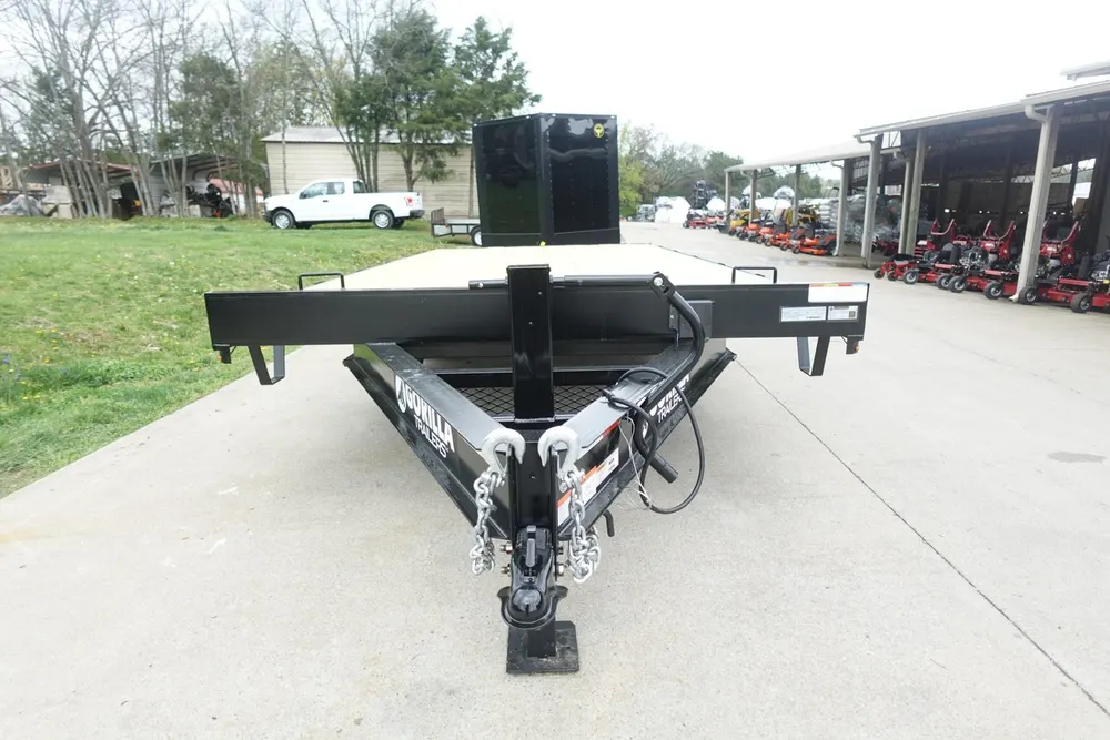8.5×16 I-Beam Deckover Equipment Trailer 2 7k axles 14k GVWR — view 2
