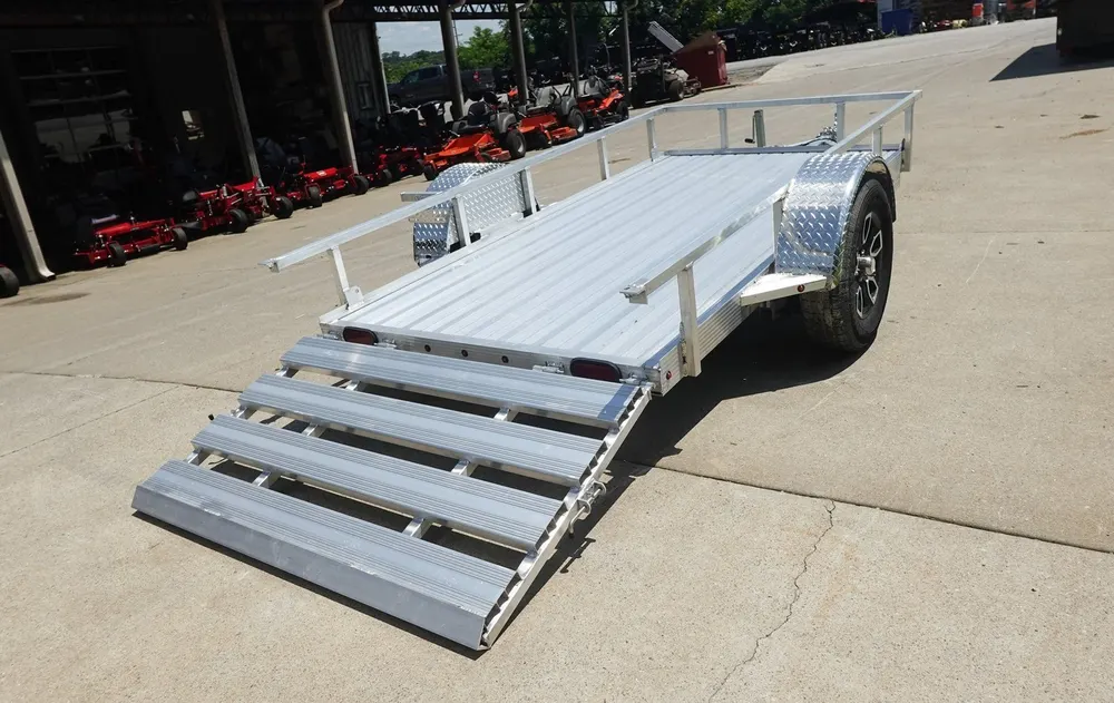 5′ x 10′ Aluminum Utility Trailer W Gate and Mag Wheels 3500lb Axle — view 10