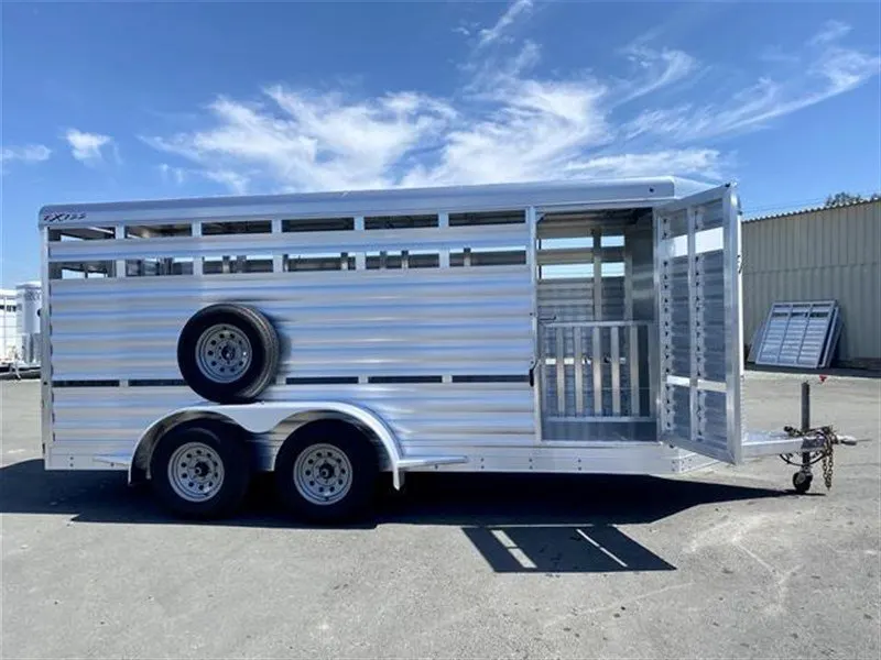 2024 Exiss Exhibitor Mini 615 Bumper Pull Stock Trailer, 8 pens — view 12