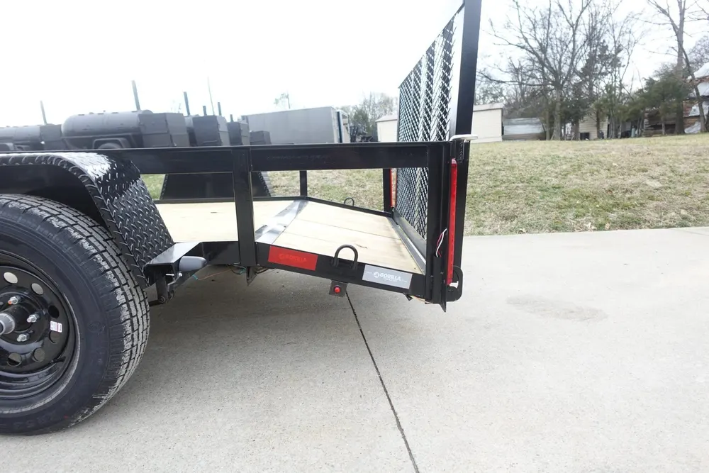 5×10 Utility Trailer Powder Coated Dovetail 3500lb Axle — view 6
