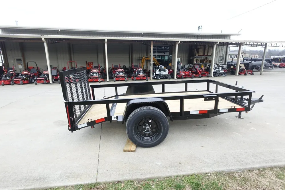 5×10 Utility Trailer Powder Coated Dovetail 3500lb Axle — view 11