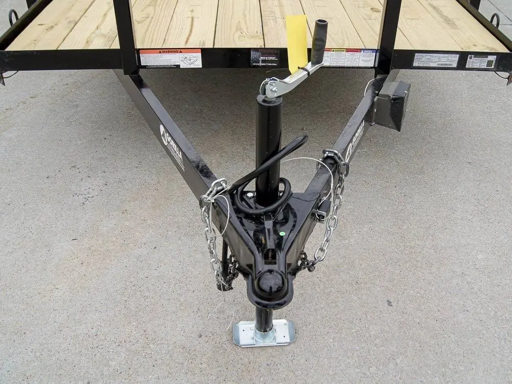 6.4×14 Straight Deck Tube Top Off Road Utility Trailer (2) 3,500lb Axles — view 3