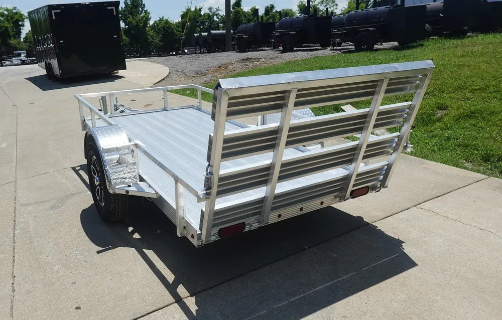 5′ x 10′ Aluminum Utility Trailer W Gate and Mag Wheels 3500lb Axle — view 7