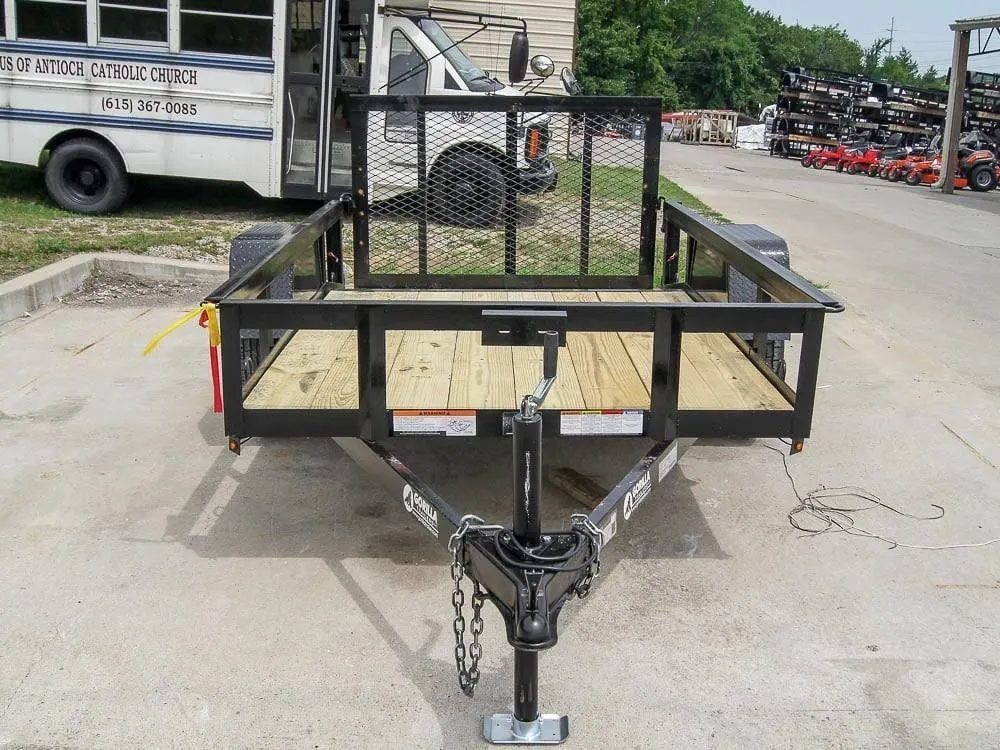 5×8 Powder Coated Dovetail Utility Trailer Single 3,500lb Axle — view 7