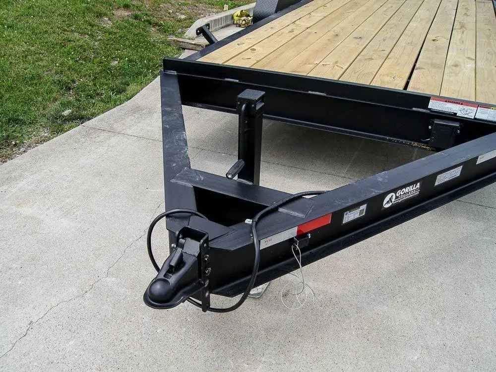 7×16 IBeam Equipment Trailer (2) 5200lb Axles with Stand-Up Ramps — view 8