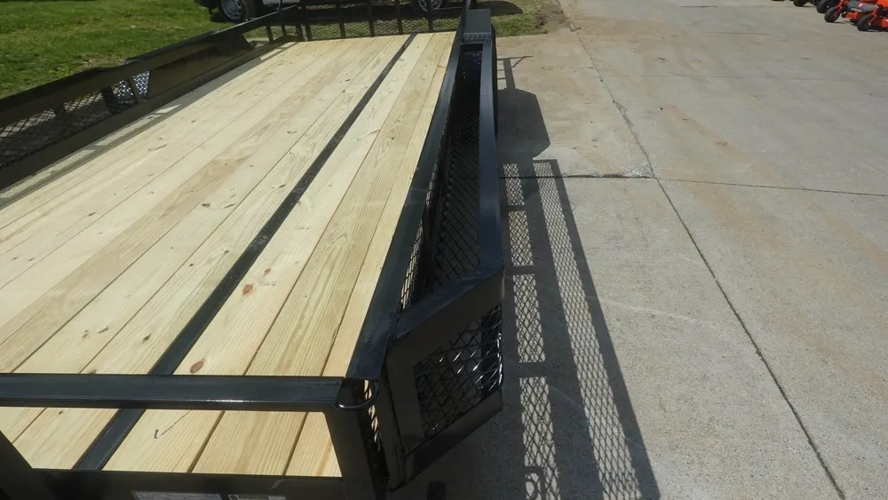 7×20 Heavy Duty Dovetail Utility Trailer Side Baskets (2) 5,200lb Axles Brakes — view 12