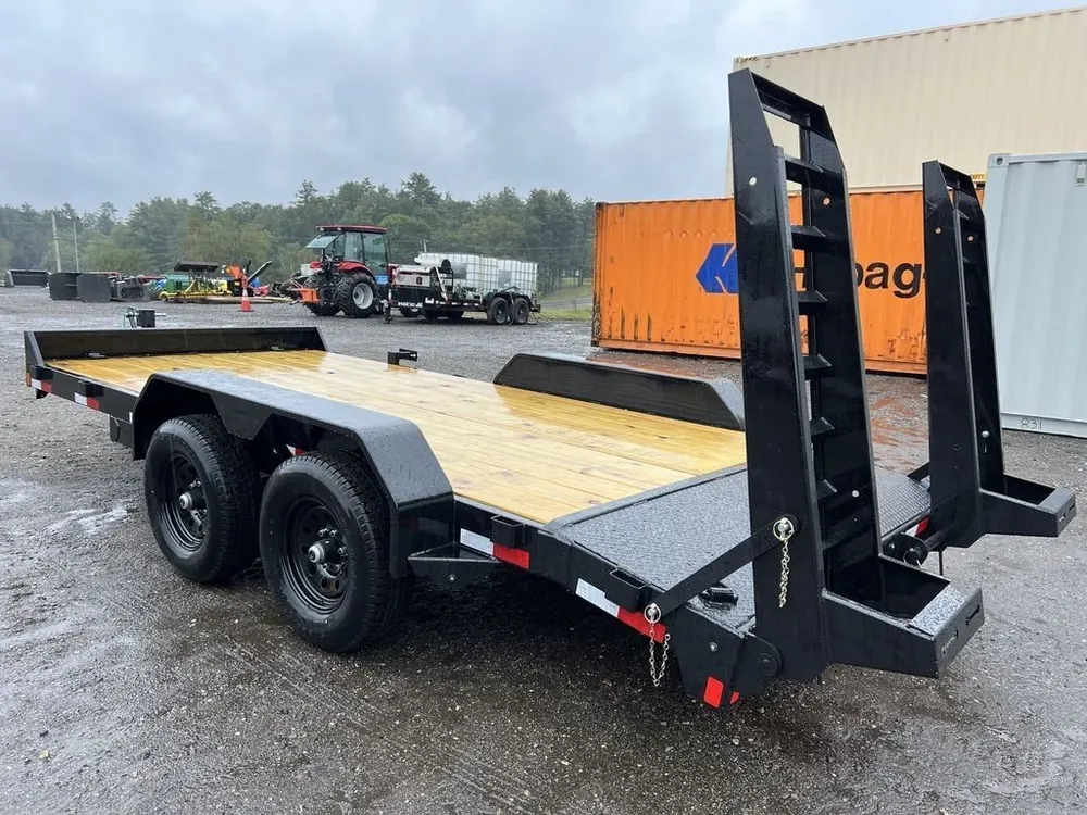 2024 Rice Trailers 7×16 10K Equipment Hauler w/D-Rings, Spare Mount, & Toolbox — view 12