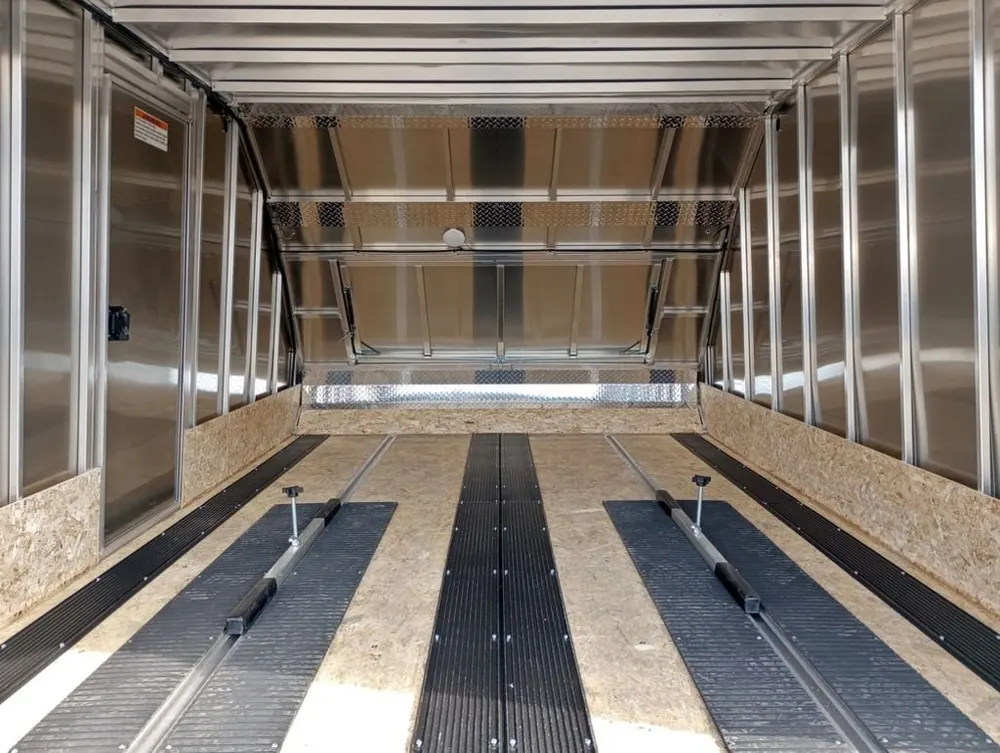 Mission Trailers 101×12 Aluminum 2-Place Crossover w/Mats & Guides, Rear Canopy — view 10