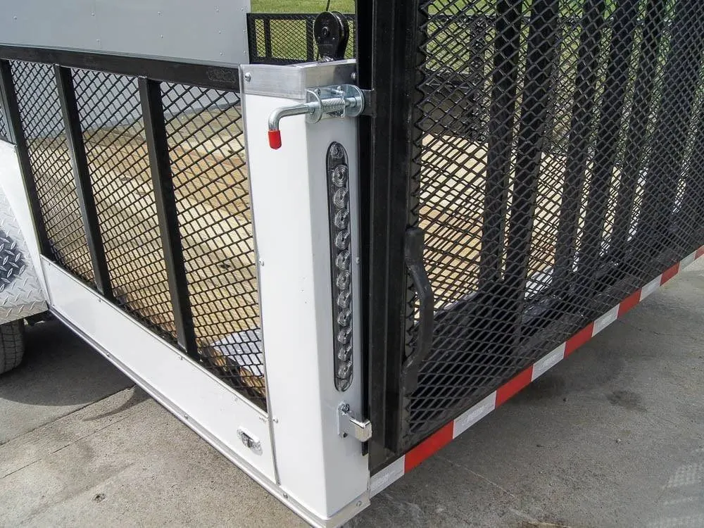 7×18 Hybrid Enclosed Trailer with Side Door (2) 5,200lb Axles Storage — view 7
