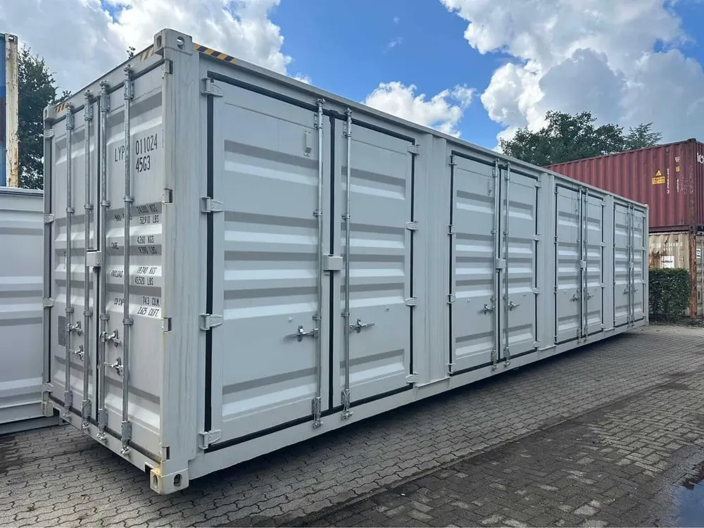 40-Fuß-Container mit seitlicher Öffnung, neuwertig