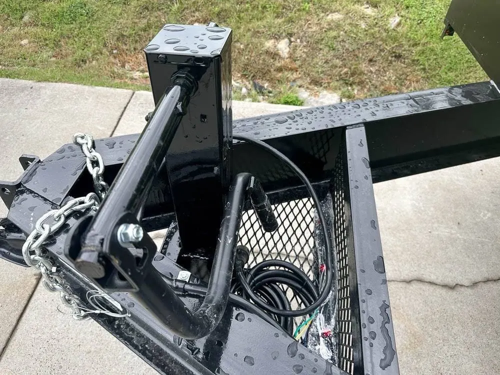 8.5×25 IBeam Deckover Trailer DoveTail (2) 7K Axles King Kong Ramps 14k GVWR — view 10