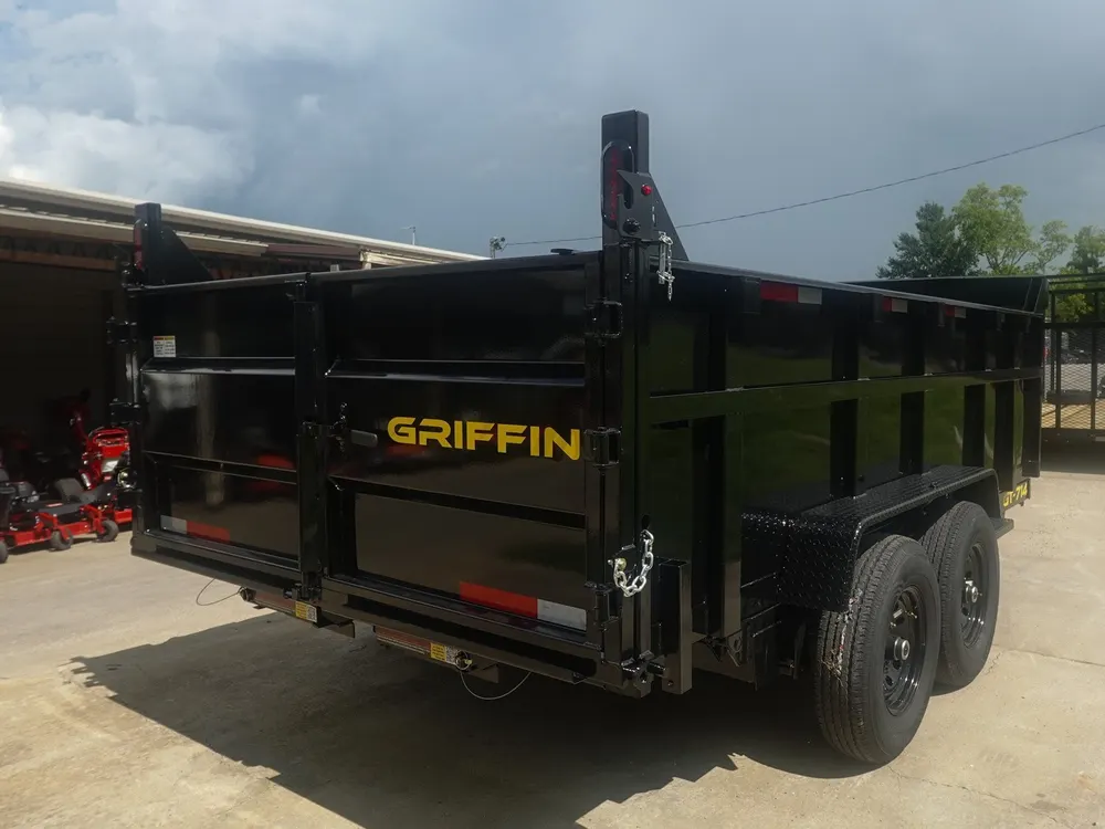 7×14 Hydraulic Dump Trailer 3ft Sides 2-7k Axles GVWR 14K — view 9