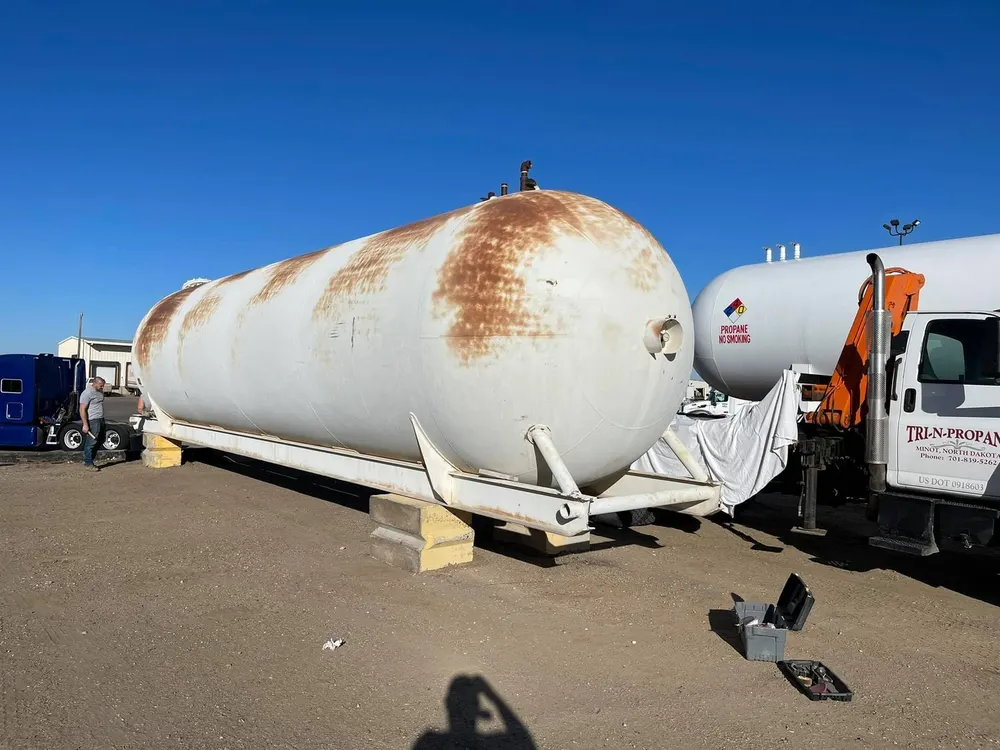 Buy 18000 Gallon Skid Tanks Online ASME Storage Skids Tanks — view 7