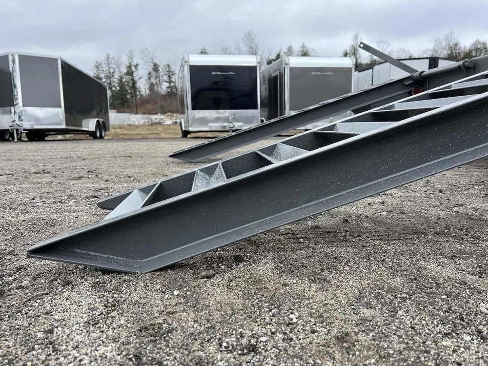 2024 Diamond C 8.5×20 20K Deckover Equipment Trailer w/ 72” Flip-Knee Ramps — view 5