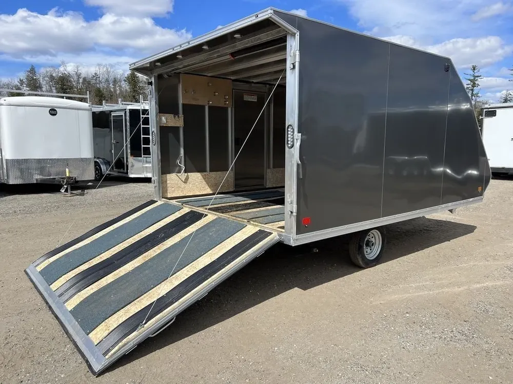 Sno Pro 101×12 Aluminum 2-Place Snowmobile Trailer w/Galvanized Package — view 12