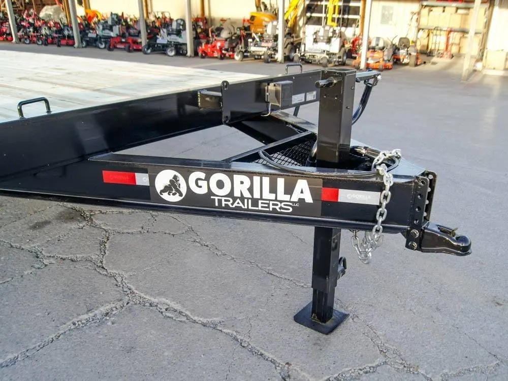 8.5×22 Straight Deckover Trailer (2) 7K Axles with Slide Out Ramps — view 10
