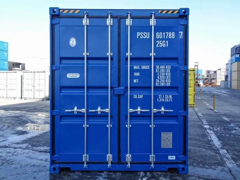 20-Fuß-High-Cube-Doppeltürcontainer
