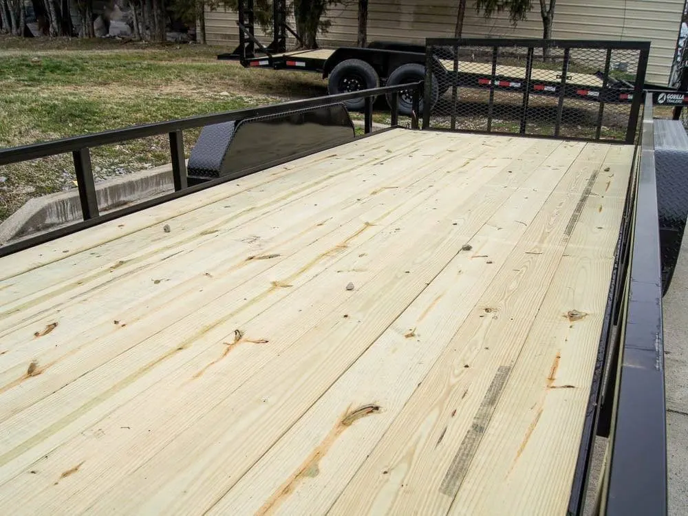 7×20 Tube Top Dovetail Utility Trailer (2) 3500lb Axles — view 11