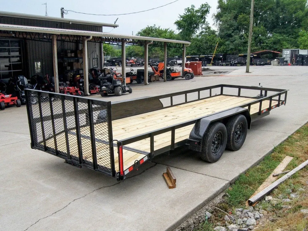 6.4×20 Dovetail Utility Trailer (2) 3500lb Axles — view 7