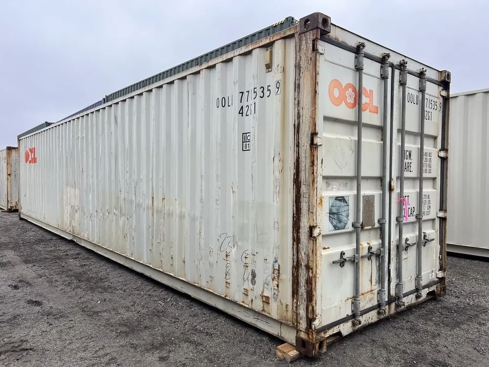40-Fuß-Lagercontainer gebraucht, Standardhöhe, WWT