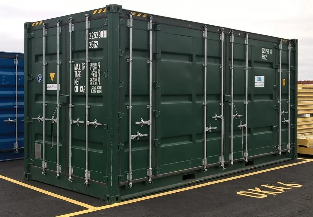 20-Fuß-Open-Side-Container mit seitlichen Flügeltüren