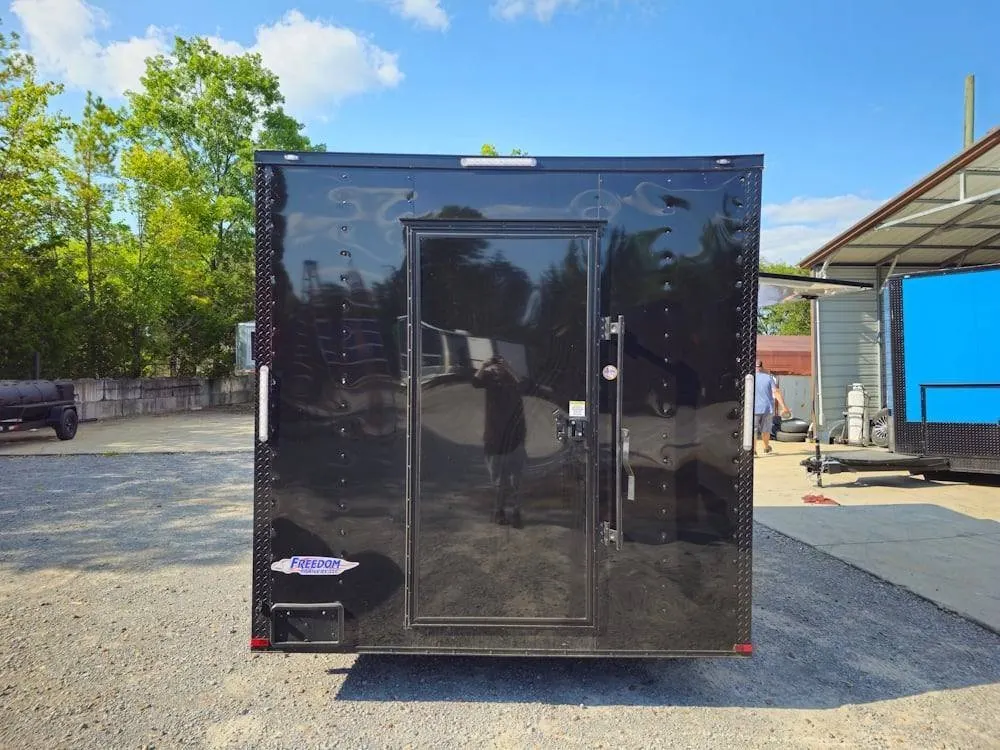 8.5′ X 12′ Black Marketing and Merch Concession Trailer — view 6