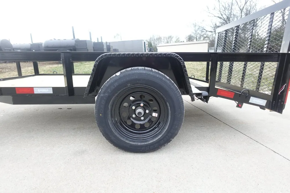 5×10 Utility Trailer Powder Coated Dovetail 3500lb Axle — view 5
