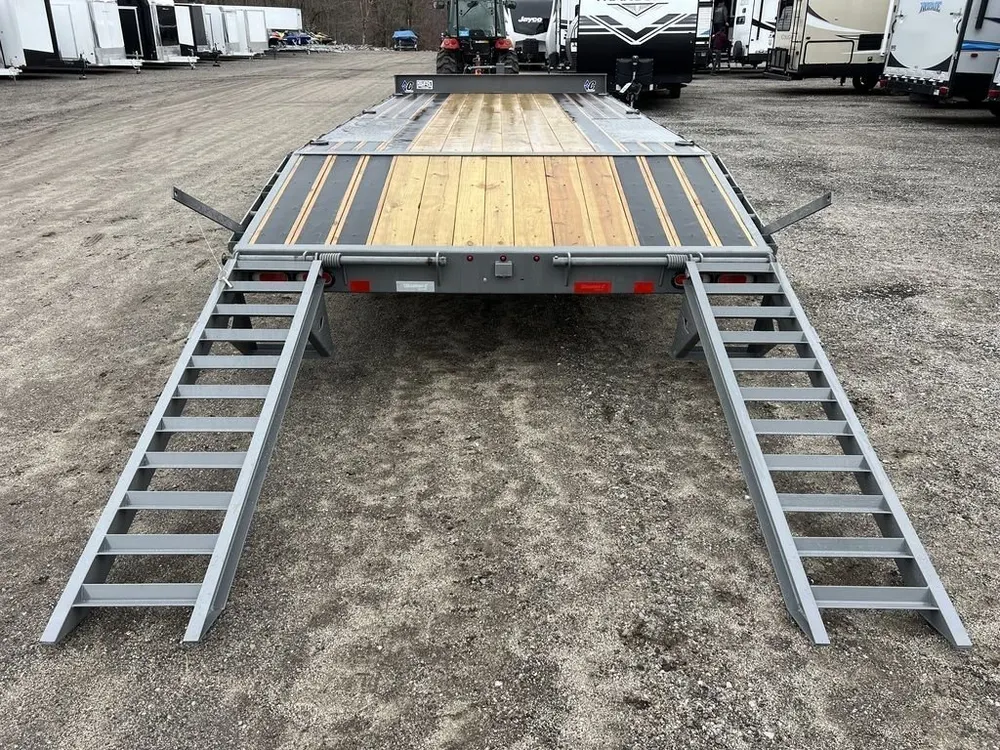 2024 Diamond C 8.5×20 20K Deckover Equipment Trailer w/ 72” Flip-Knee Ramps — view 4