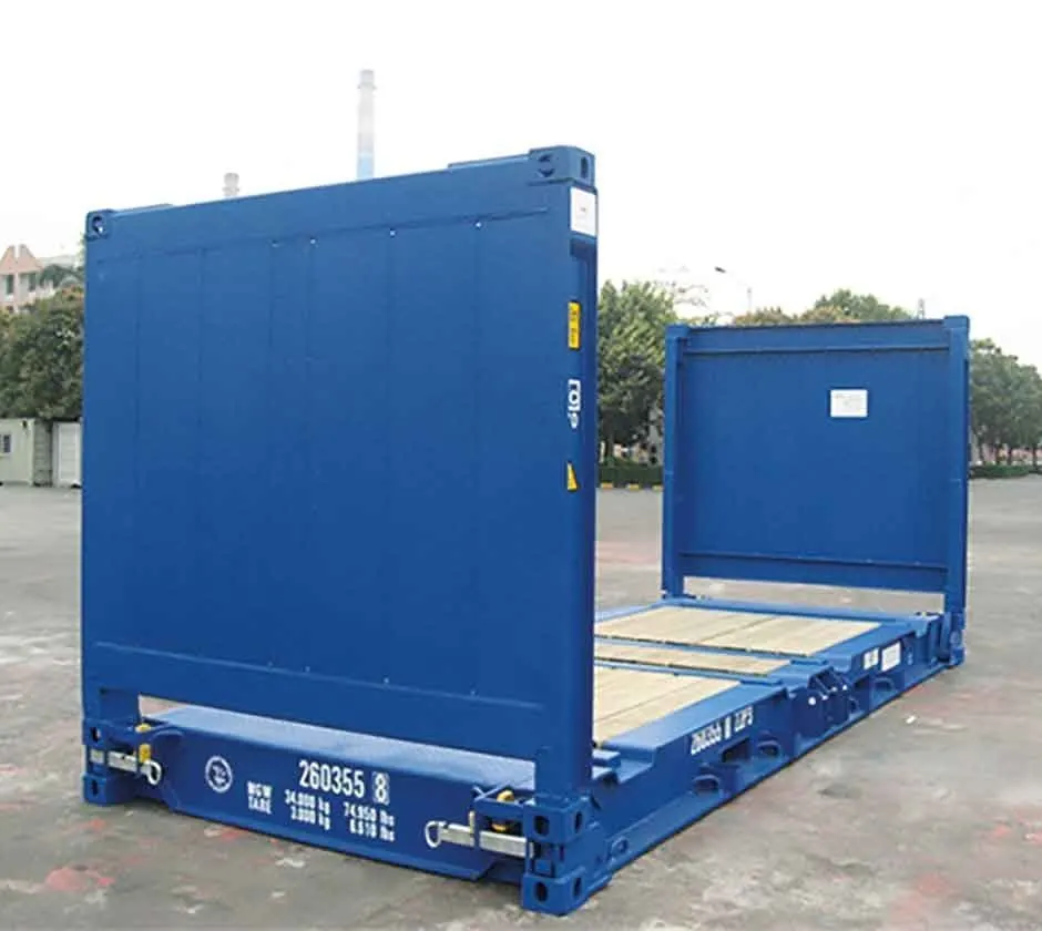40-Fuß-Flatrack-Container, klappbar